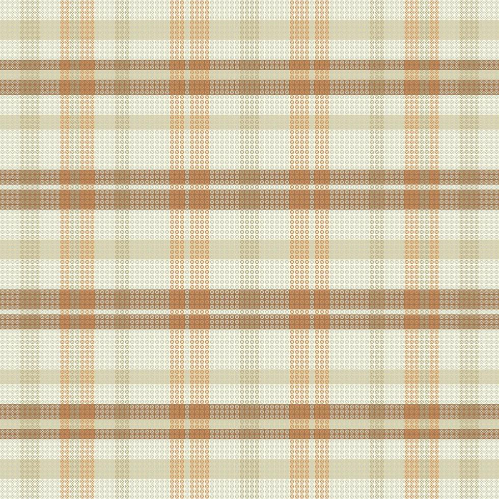 Tartan plaid pattern with texture and warm color. vector