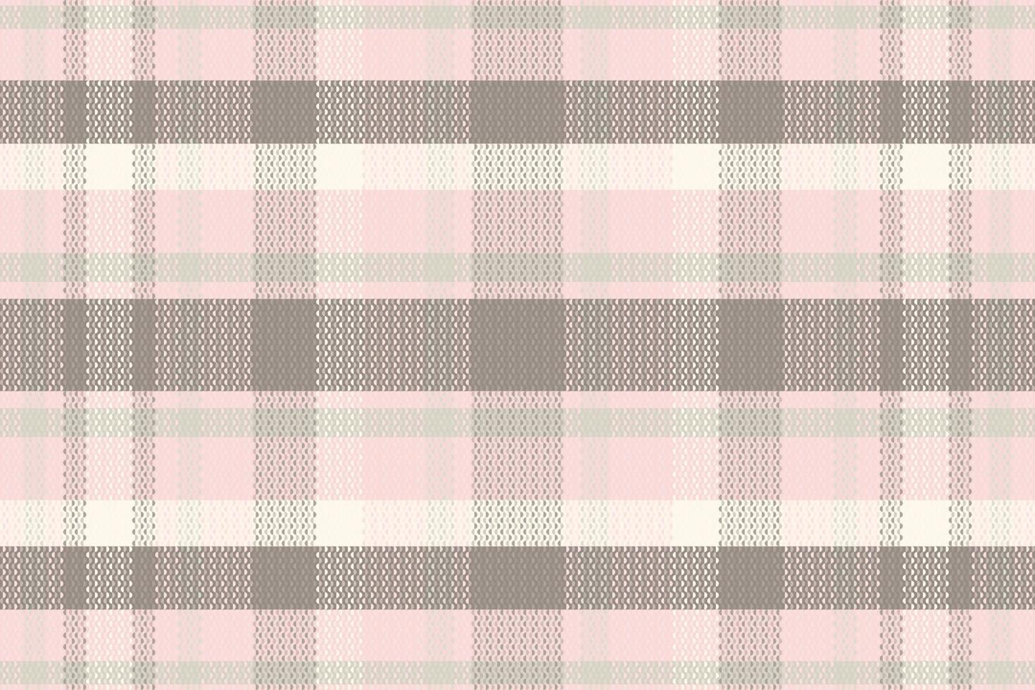 Tartan plaid pattern with texture and coffee color. vector