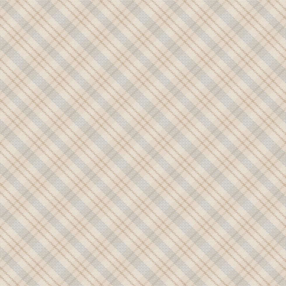 Tartan plaid pattern with texture and coffee color. vector