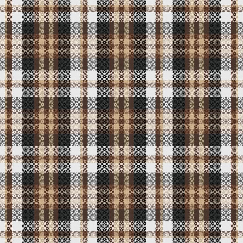 Tartan plaid pattern with texture and coffee color. vector