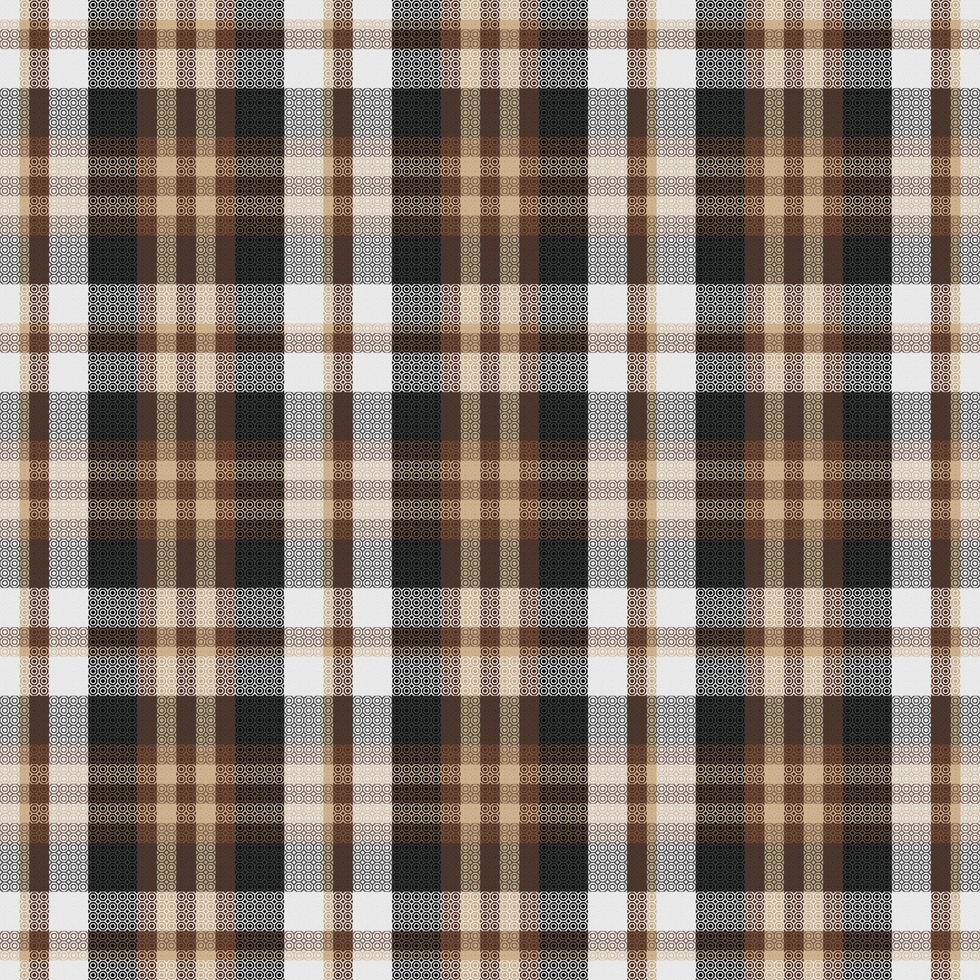 Tartan plaid pattern with texture and coffee color. vector