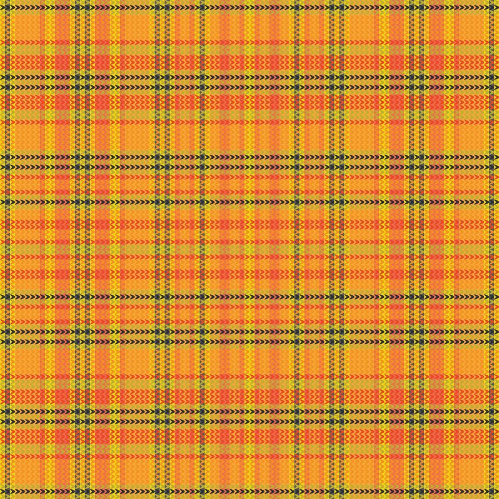 Tartan plaid pattern with texture and warm color. vector