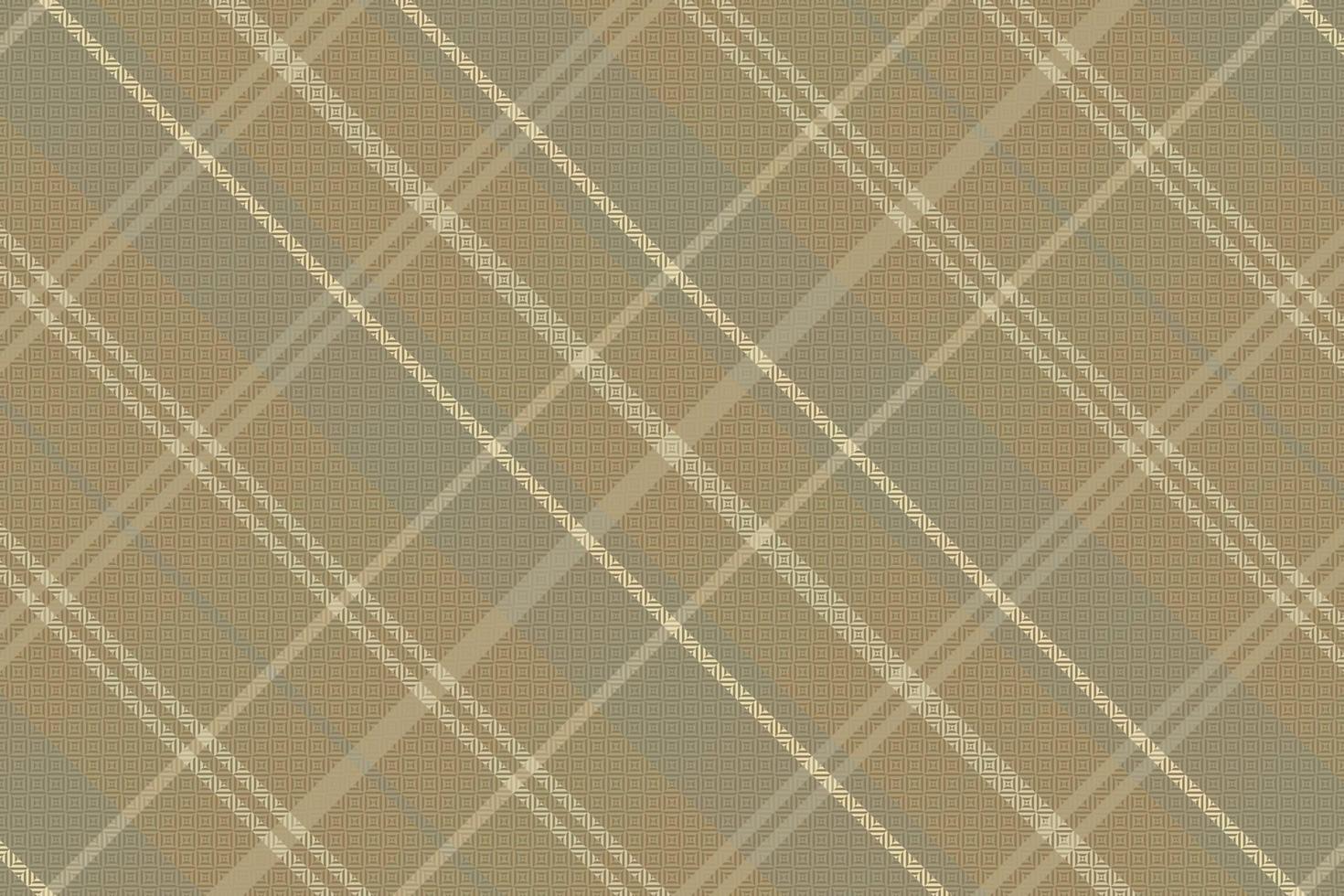 Tartan plaid pattern with texture and warm color. vector