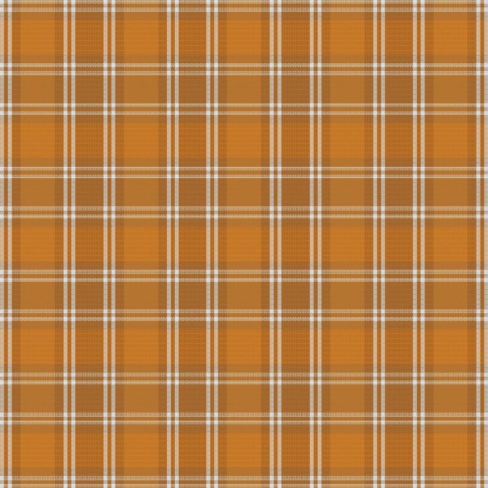 Tartan plaid pattern with texture and coffee color. vector