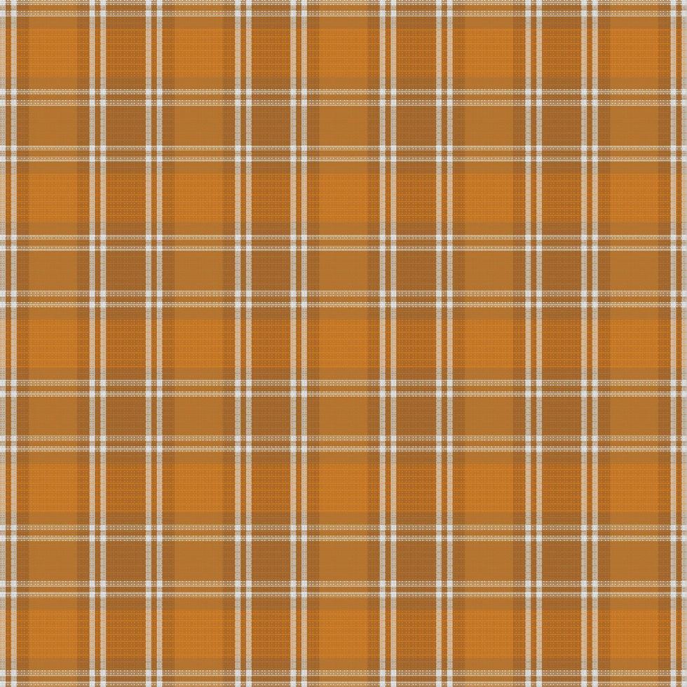 Tartan plaid pattern with texture and coffee color. vector