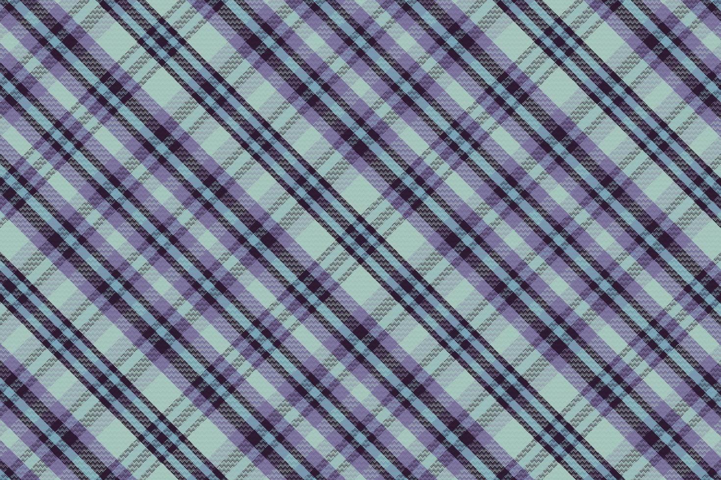 Tartan plaid pattern with texture and retro color. vector