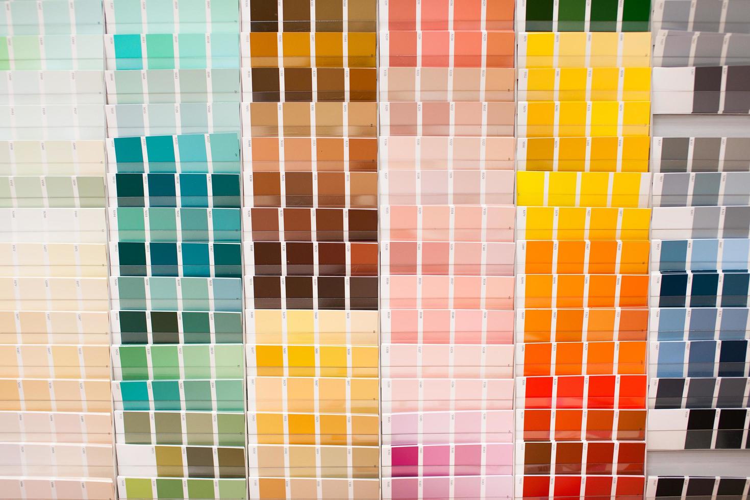 Color palette with hundreds of colors photo