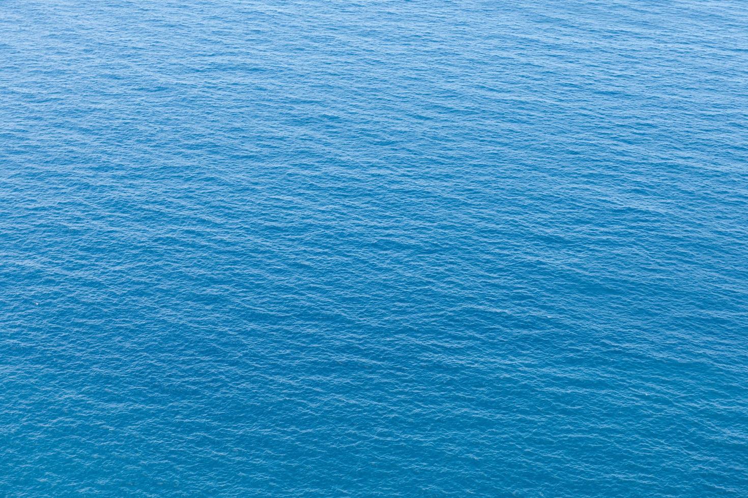 Blue calm ocean photo