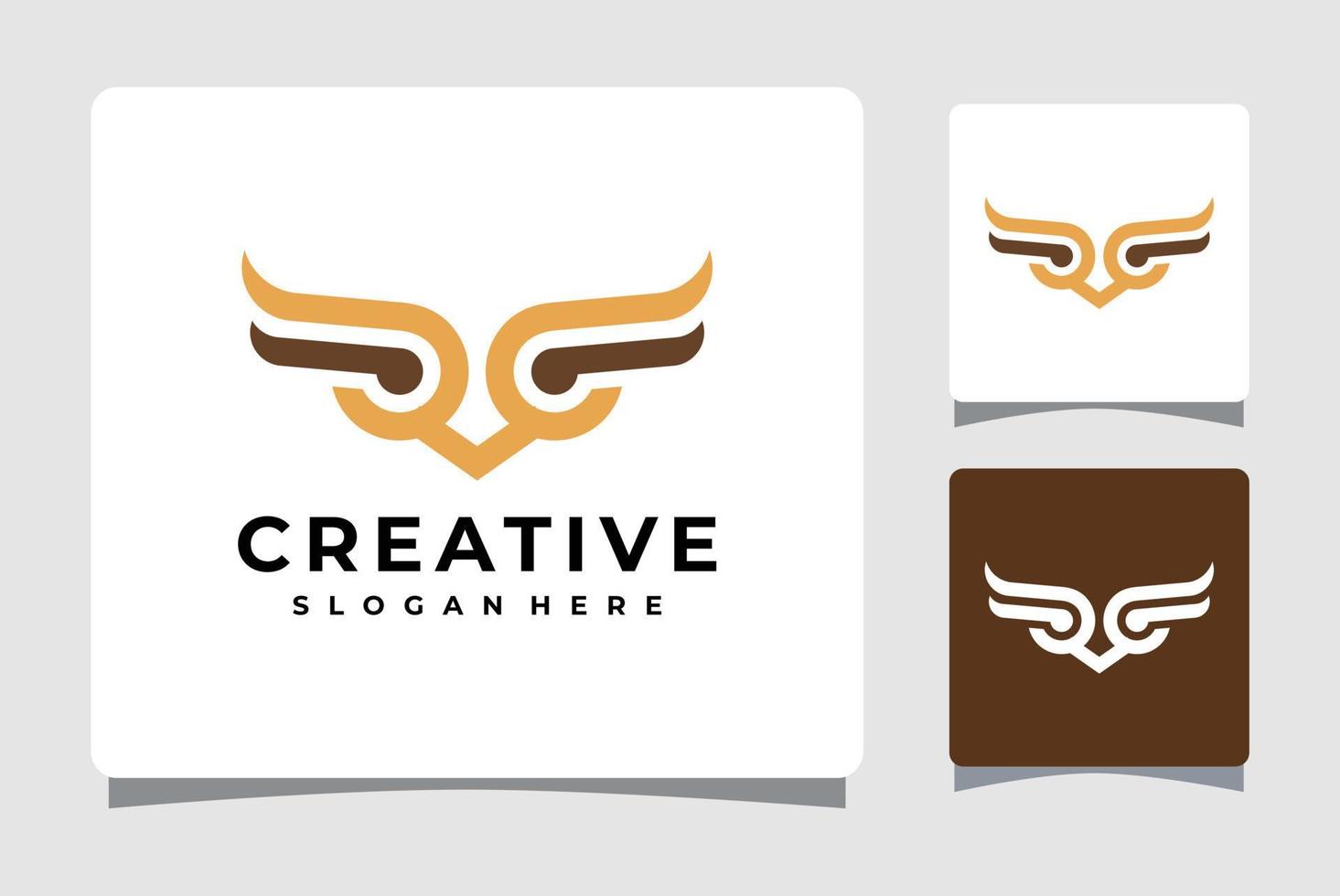 Owl Logo Template Design Inspiration vector