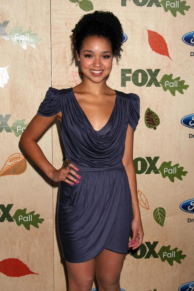 LOS ANGELES, SEP 12 -  Aisha Dee arriving at the 7th Annual Fox Fall Eco-Casino Party at The Bookbindery on September 12, 2011 in Culver City, CA photo