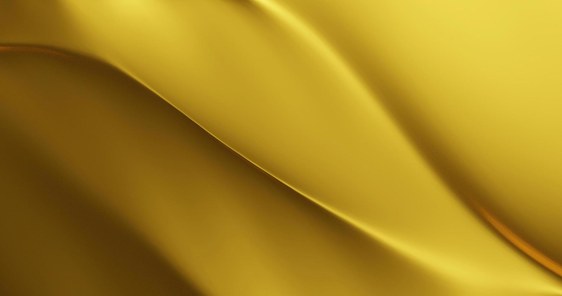 hermoso fondo de estilo degradado borroso dorado. telón de fondo holográfico. abstracto suave colorido.fondo dorado de lujo. representación 3d foto