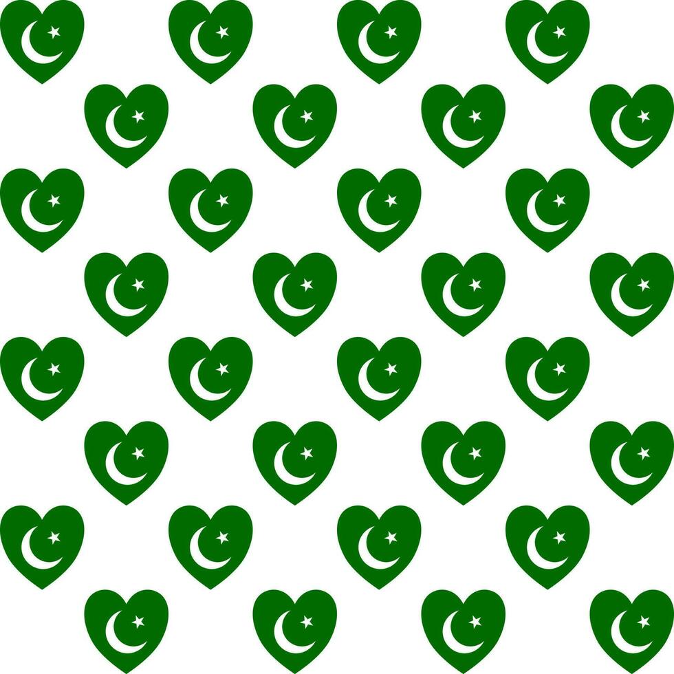seamless background symbol flag national pakistan vector