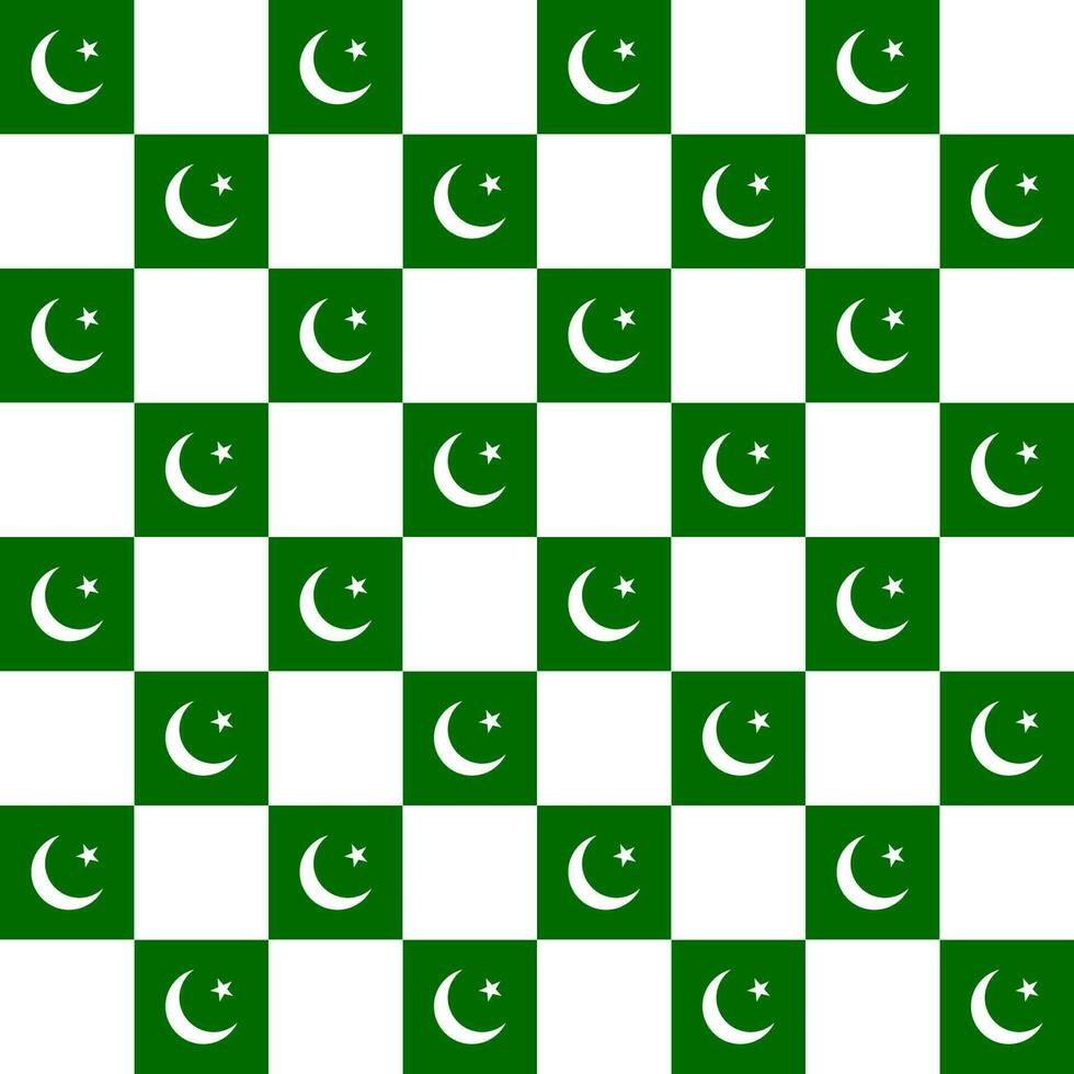 seamless background symbol flag national pakistan vector