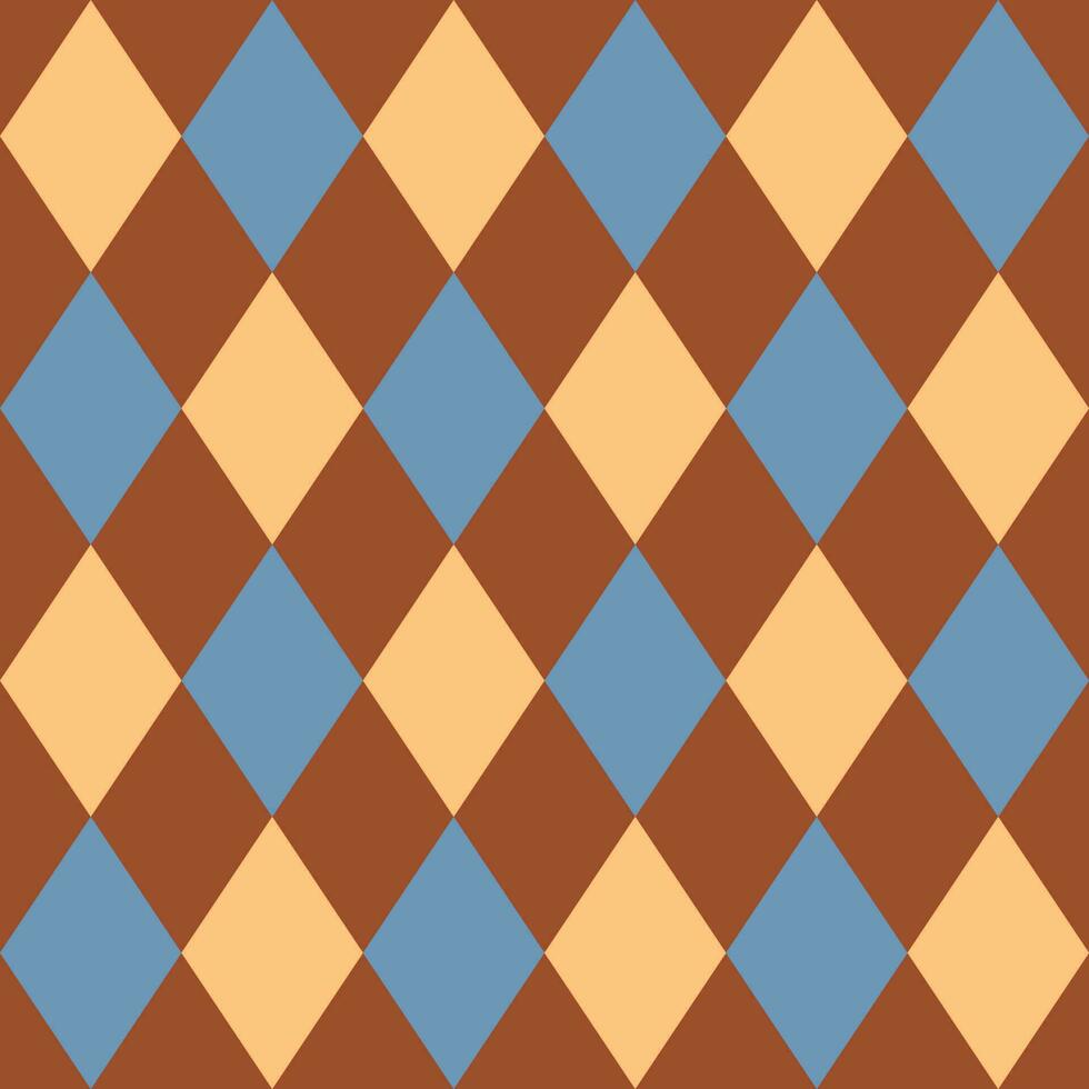 Seamless background with various patterns in creamy brown tones. vector