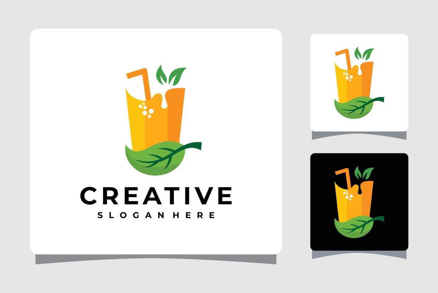 Fresh Juice Logo Template Design Inspiration vector