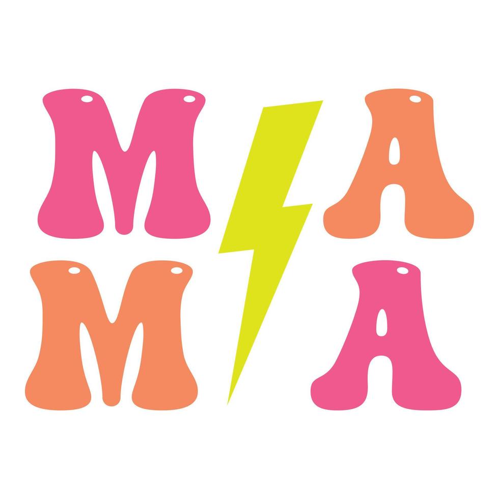 diseño de vector de mamá