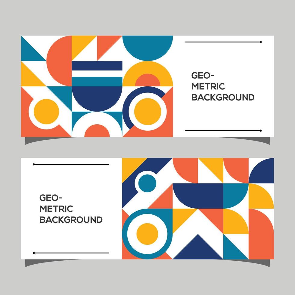 Memphis bauhaus template layout vector