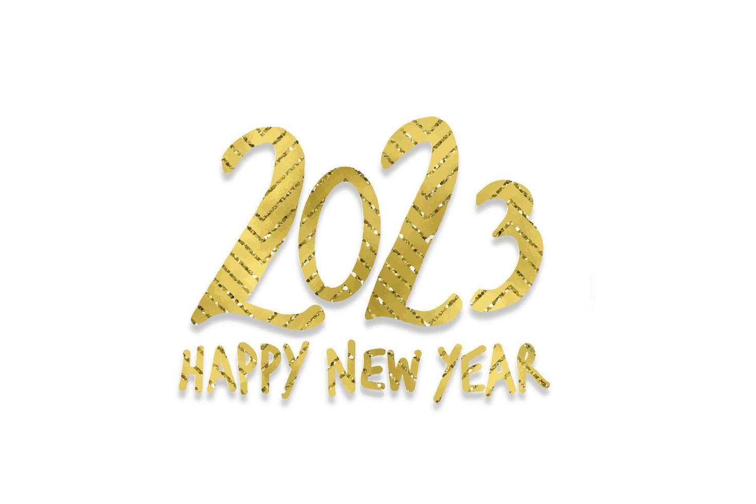 Happy new year 2023 is coming wallpaper with blank space can put text on clean cute color. vector