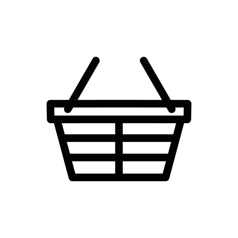 carrito de compras. icono del carrito de compras. diseño de vector de carrito de compras. signo de icono de carrito de compras. icono de carrito de compras aislado. símbolo del carrito de compras.