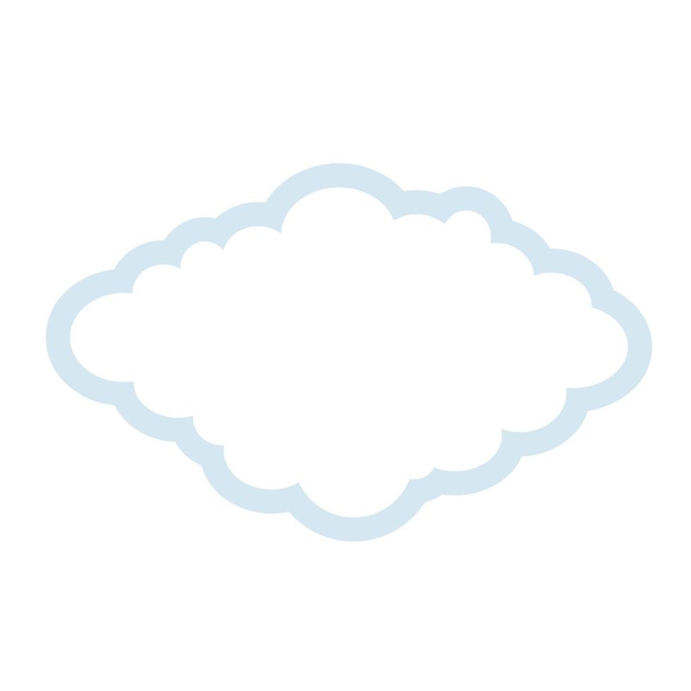 clouds icon weather symbol sign vector
