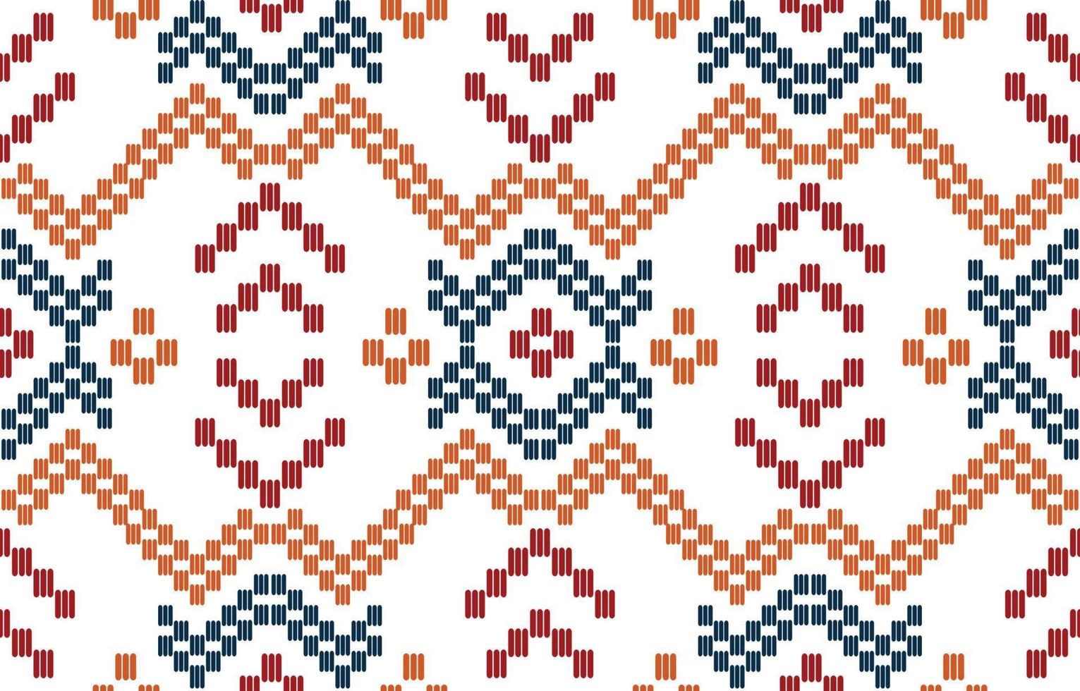 Hermoso patrón de bordado tejido azteca hecho a mano. patrón sin costuras navajo en estampado de adorno de arte geométrico azteca tribal, mexicano. diseño para moqueta, papel pintado, envoltura, tela, cubierta, textil vector