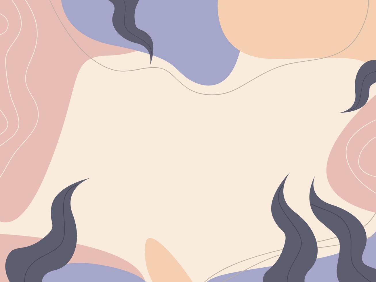 Abstract modern background with brown leaves colors vector