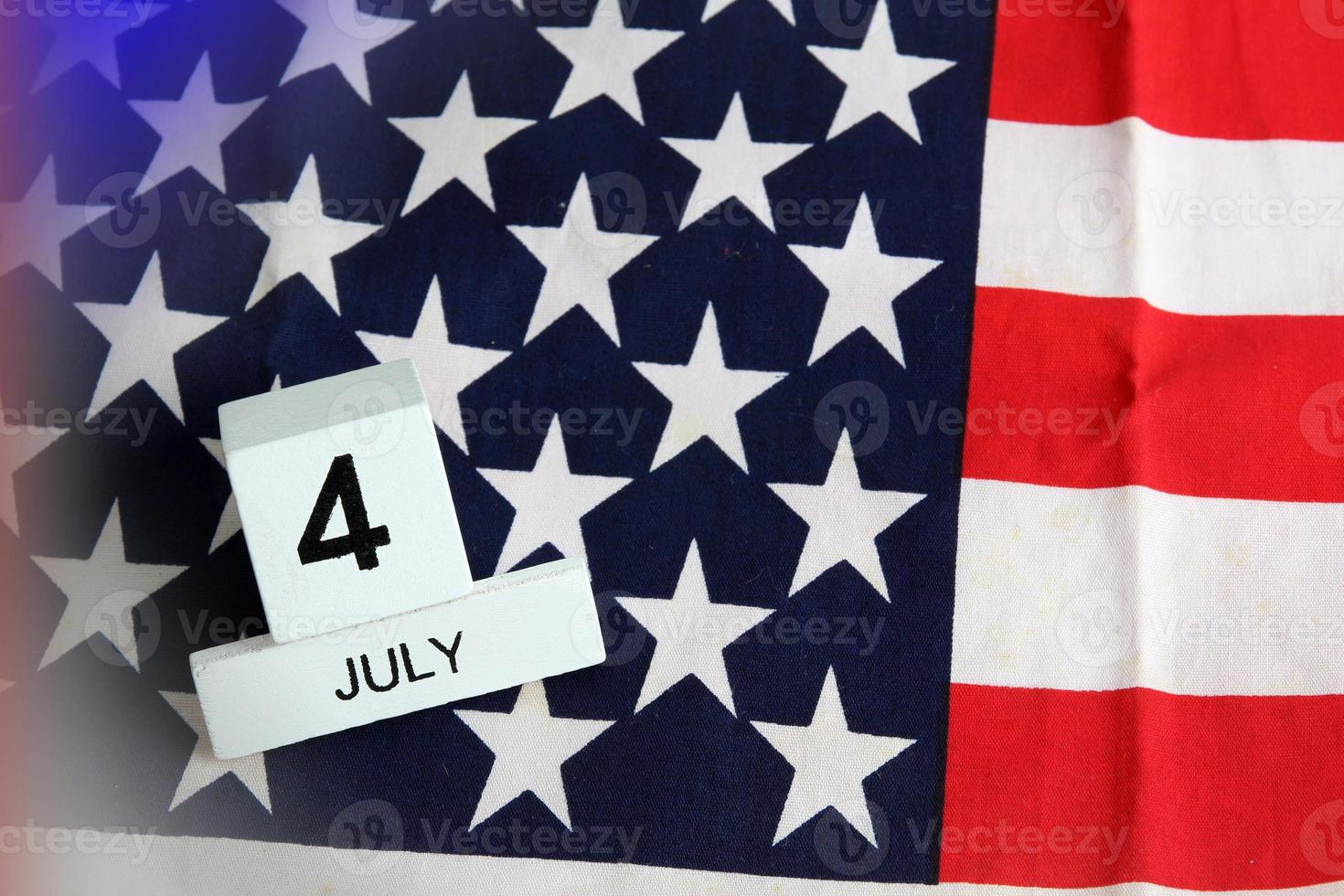 United States flag. Independence day. USA celebrate 4th July. photo