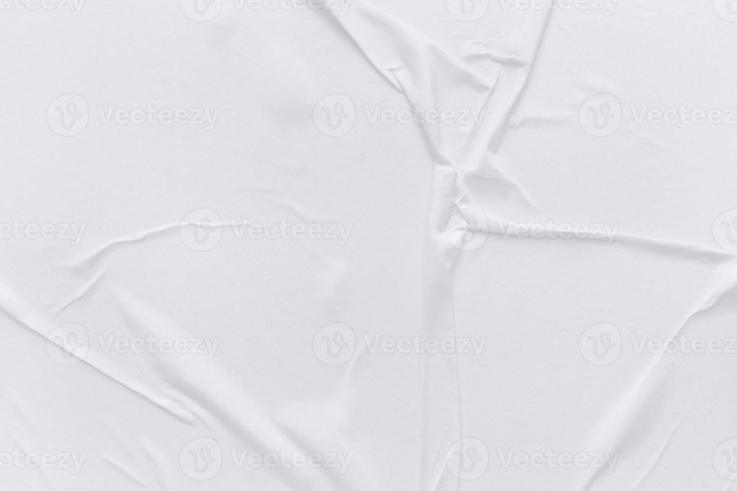 Blank white paper is crumpled texture background. Crumpled paper texture backgrounds for various purposes photo