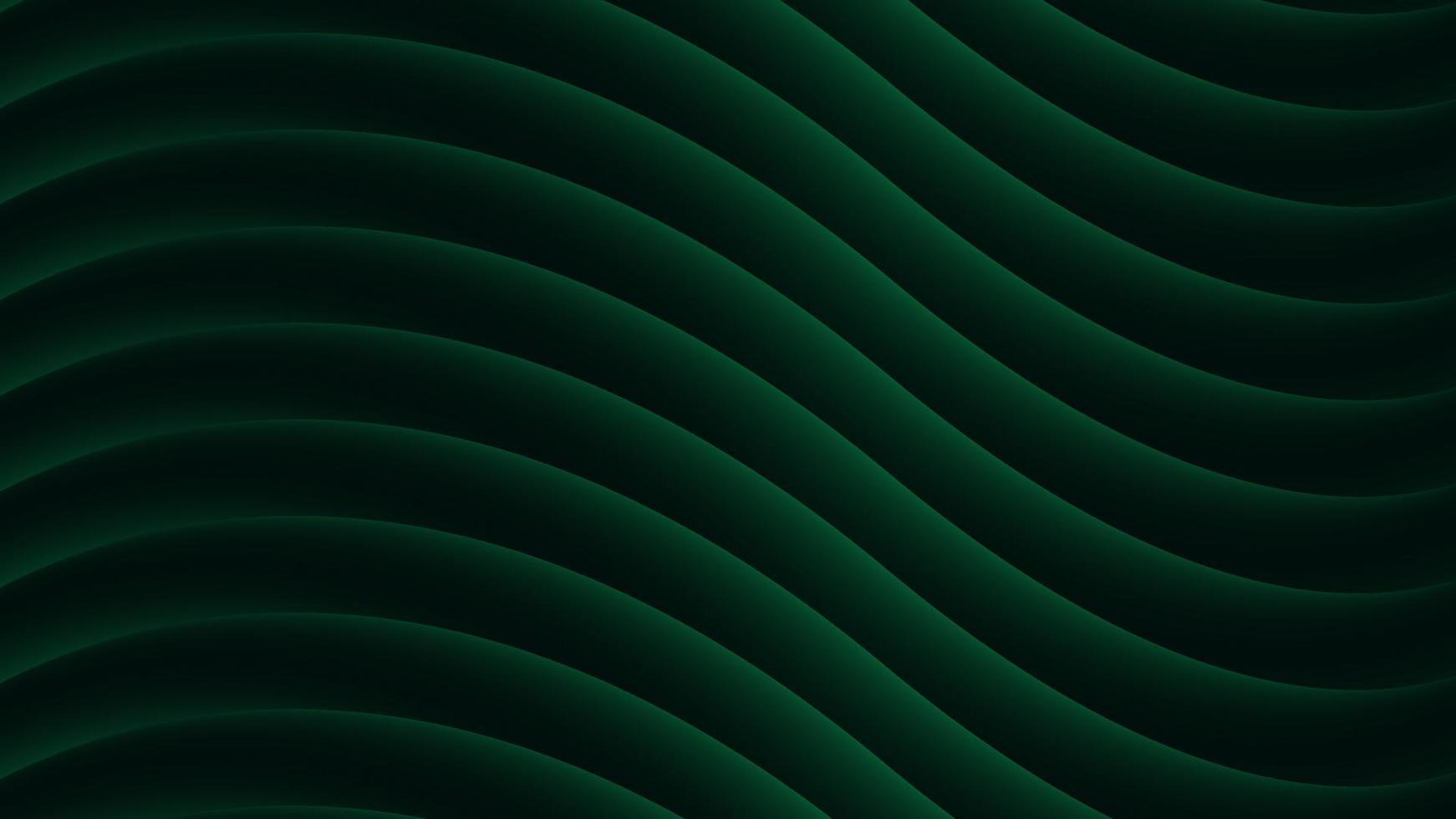 Green background with line curve design. Vector illustration. Eps10