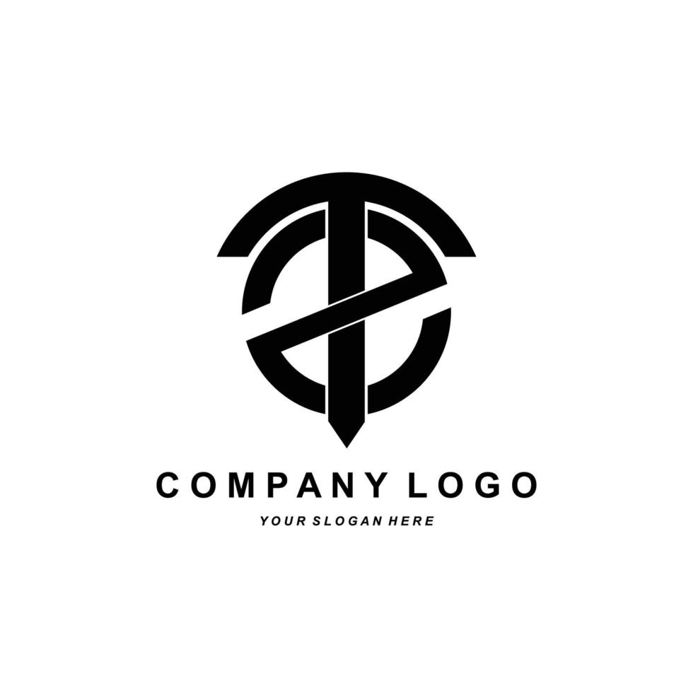 TZ or ZT Font Logo, T and Z Letter Icon Vector, Company Brand Design Illustration, Sticker, Screen Printing vector