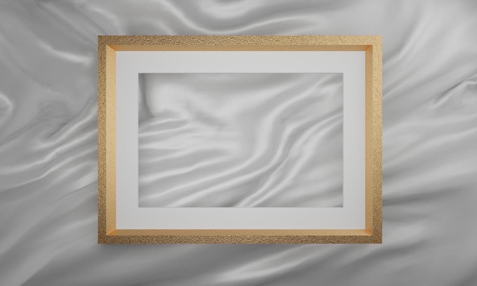 Smooth elegant  silk background. With Wood Frame photo