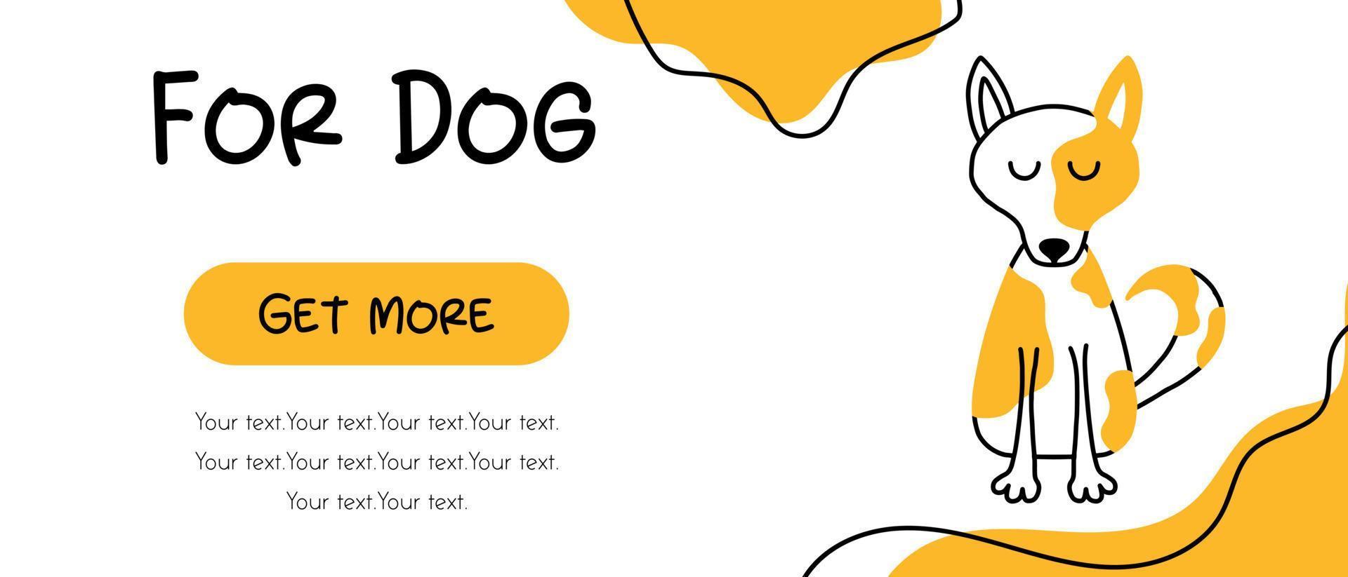Screenshots of the pet store and mobile application. Menu banner vector template for website and app development. Pet shop templates for store. Templates for dogs.