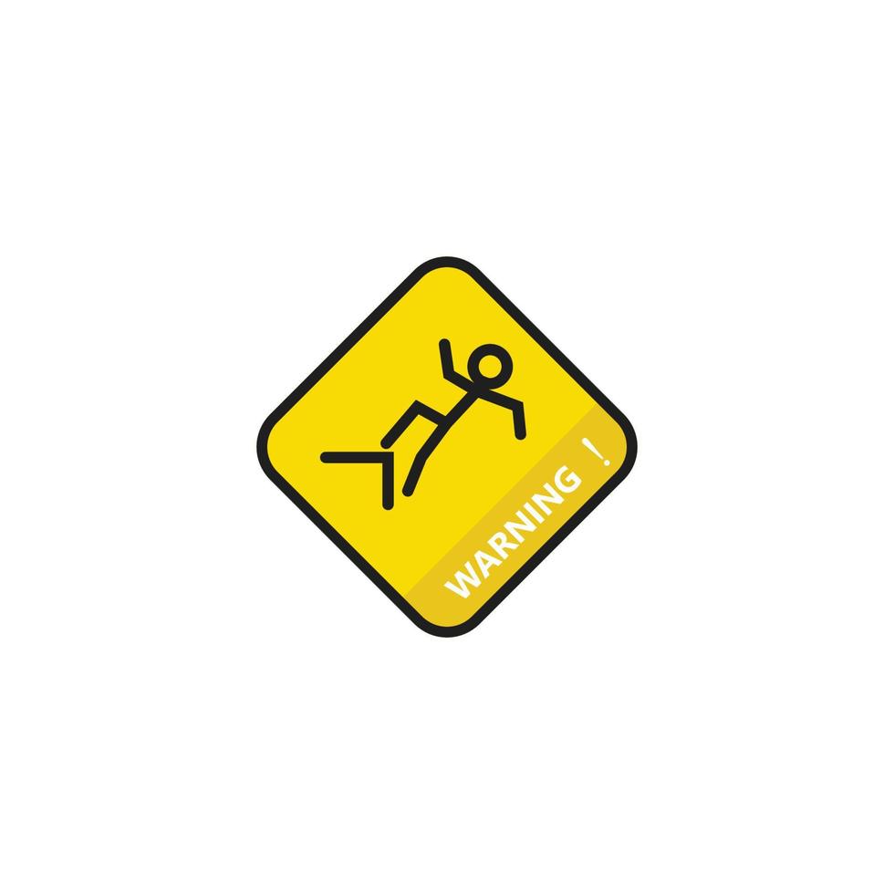 warning icon for mobile app and web mobile vector