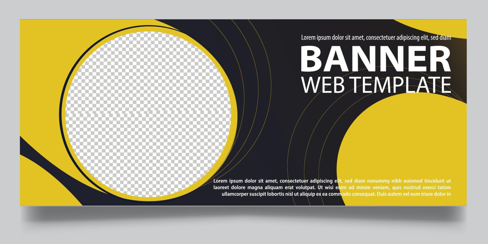 cartel y banner web vector