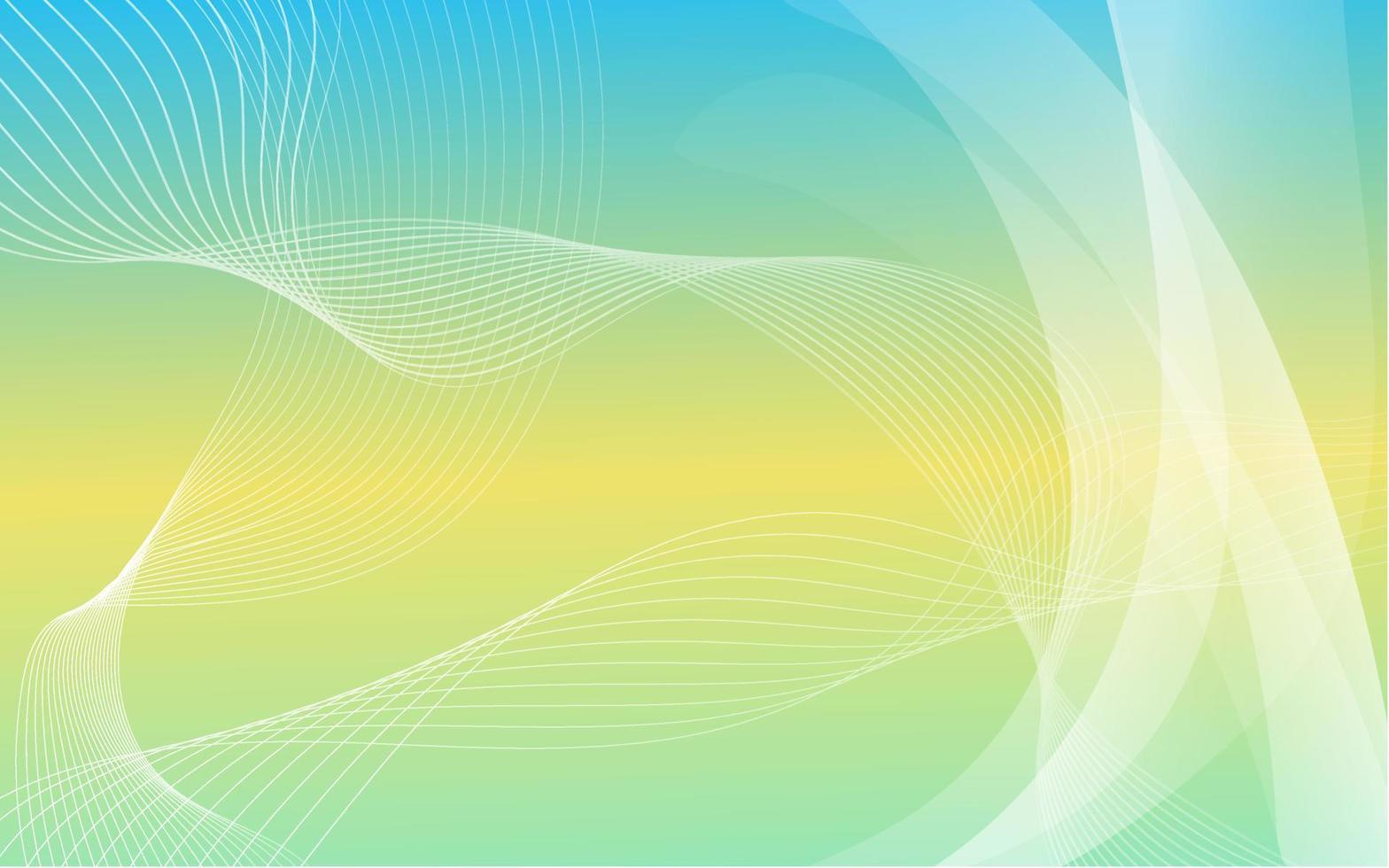 Abstract geometric vector background with gradients and waves.