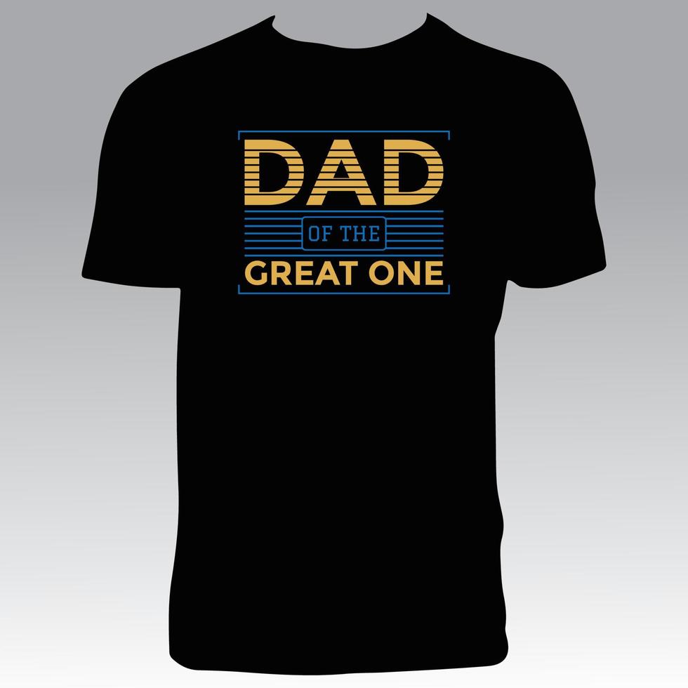 Stylish Father T Shirt Design vector