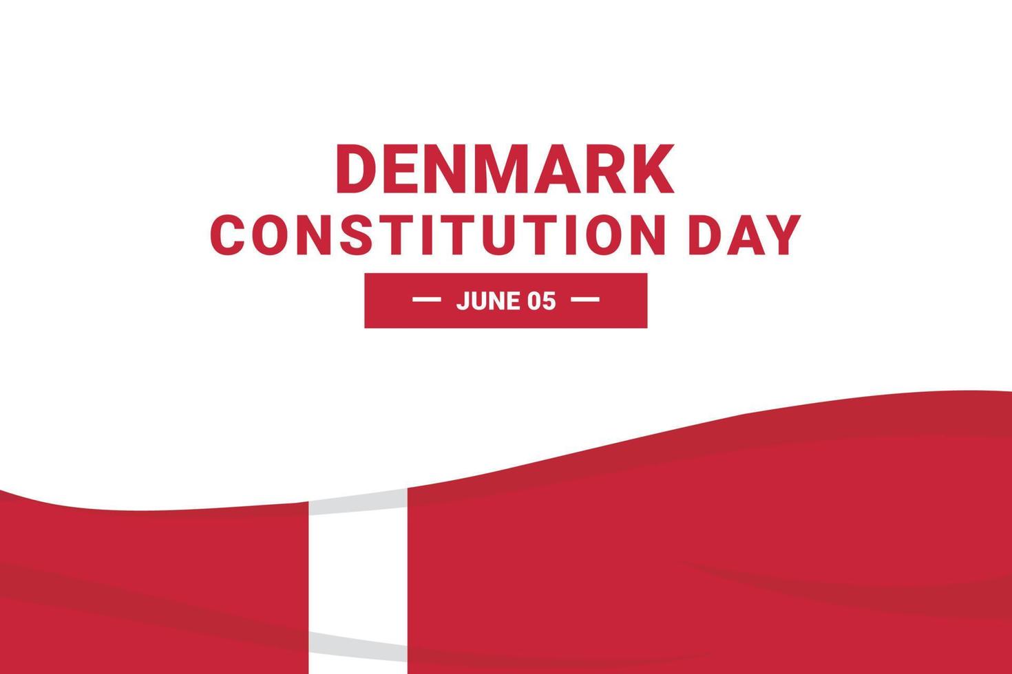 Denmark Constitution Day vector