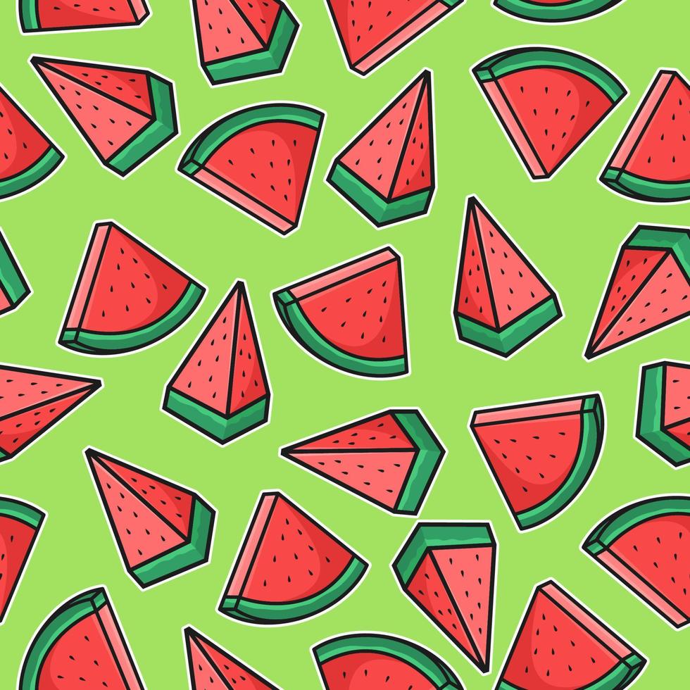 Nature pattern seamless design object fruit and vegetable vector