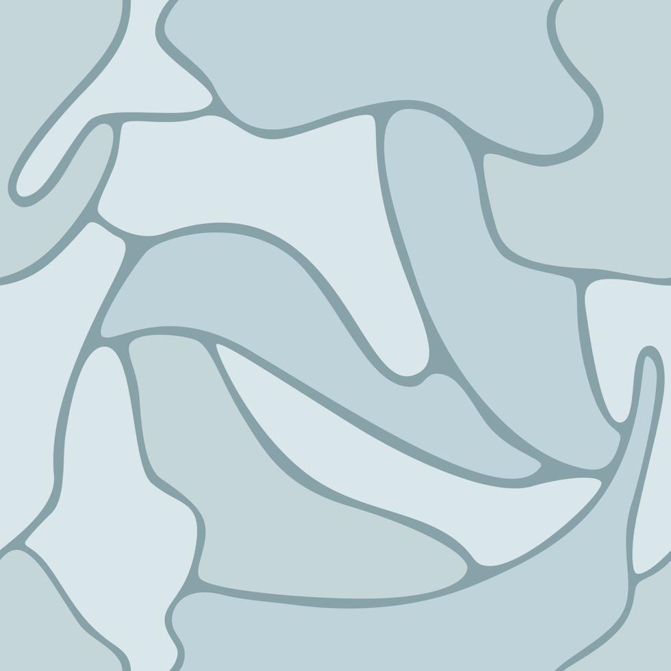 Stone tile abstract icy blues. Seamless pattern. Great for backgrounds, textures, tile, product design projects. Surface pattern design vector