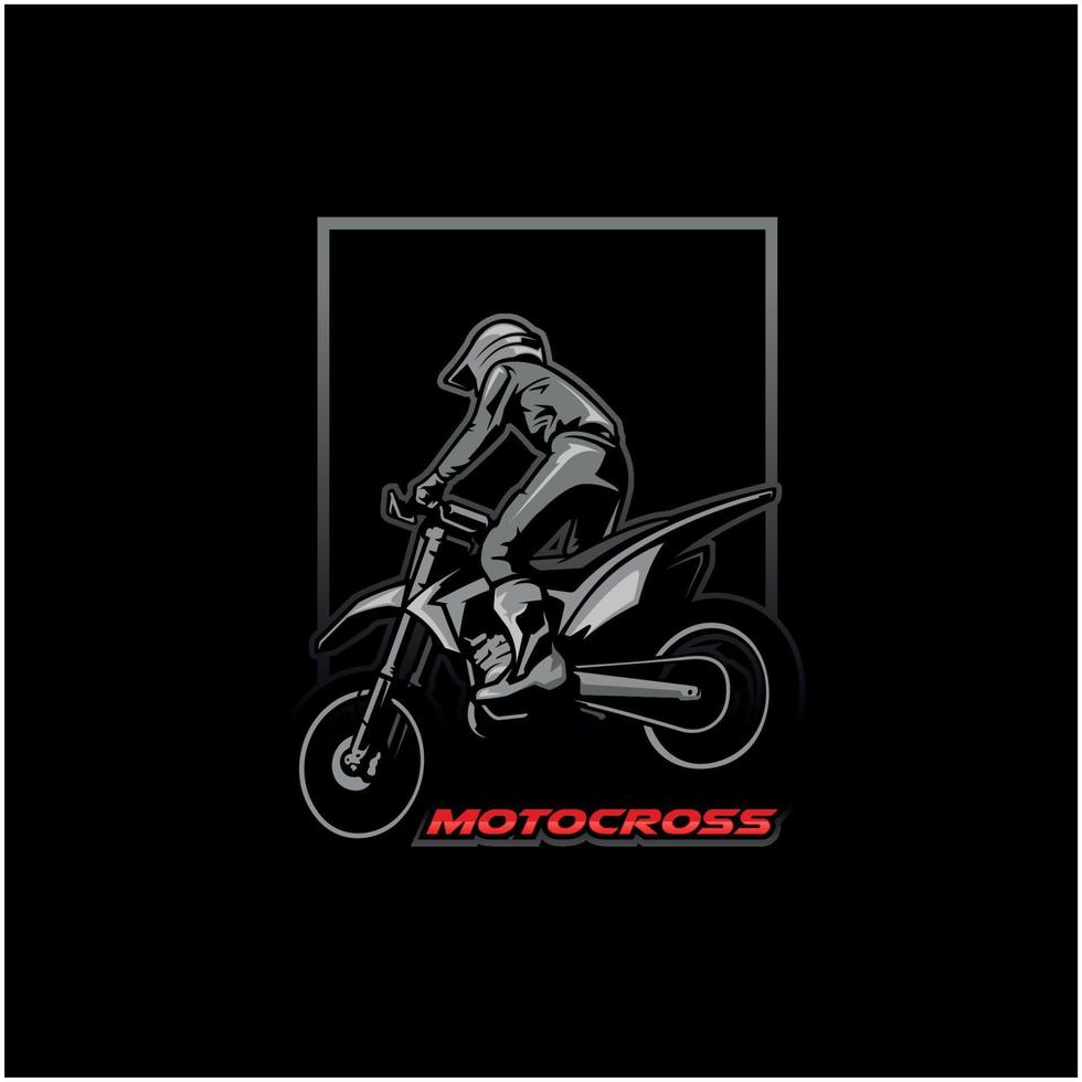 motocross trails adventure illustration vector