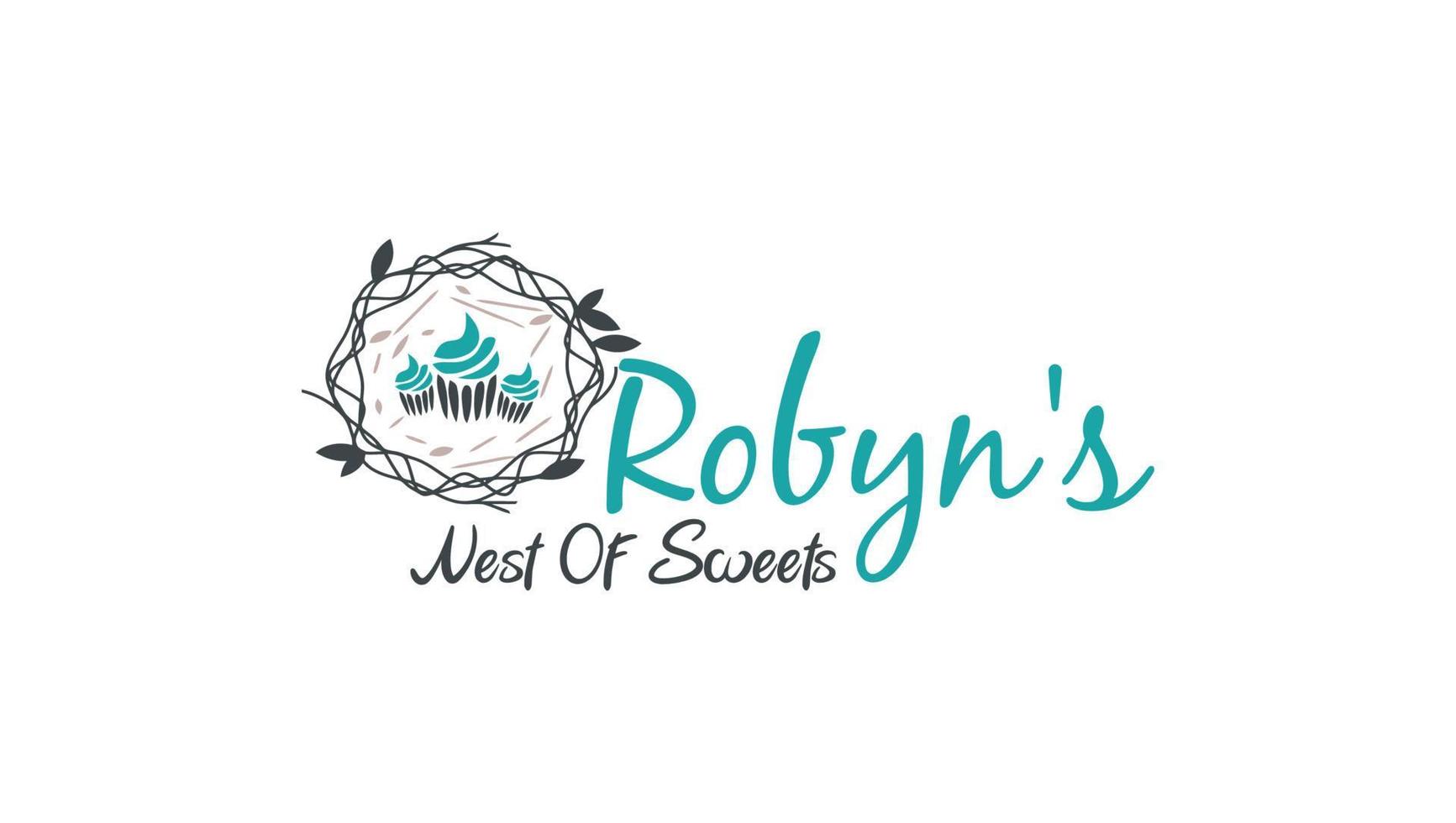 Sweets Nest Logo Design template vector