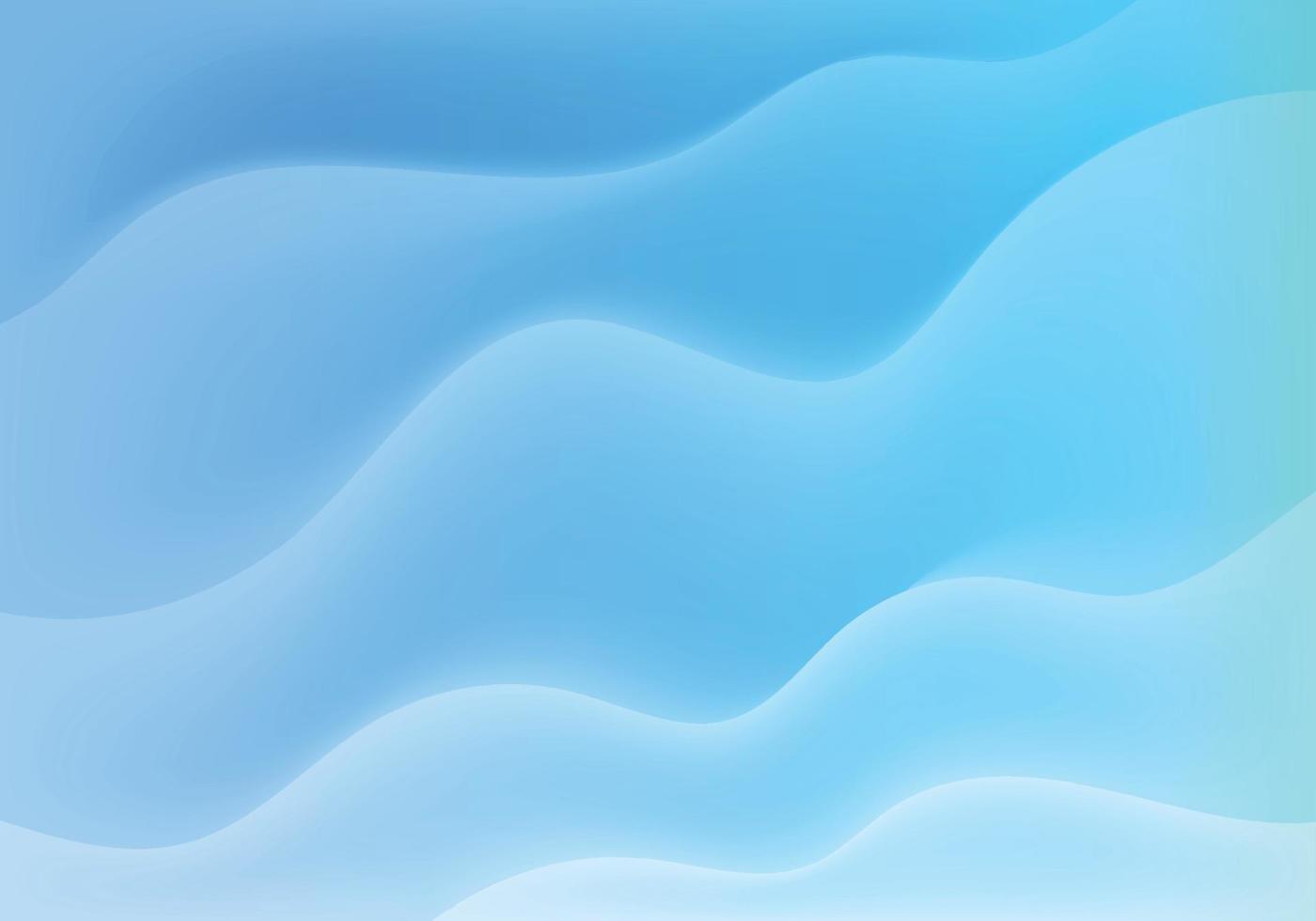 Sea waves world ocean day background vector