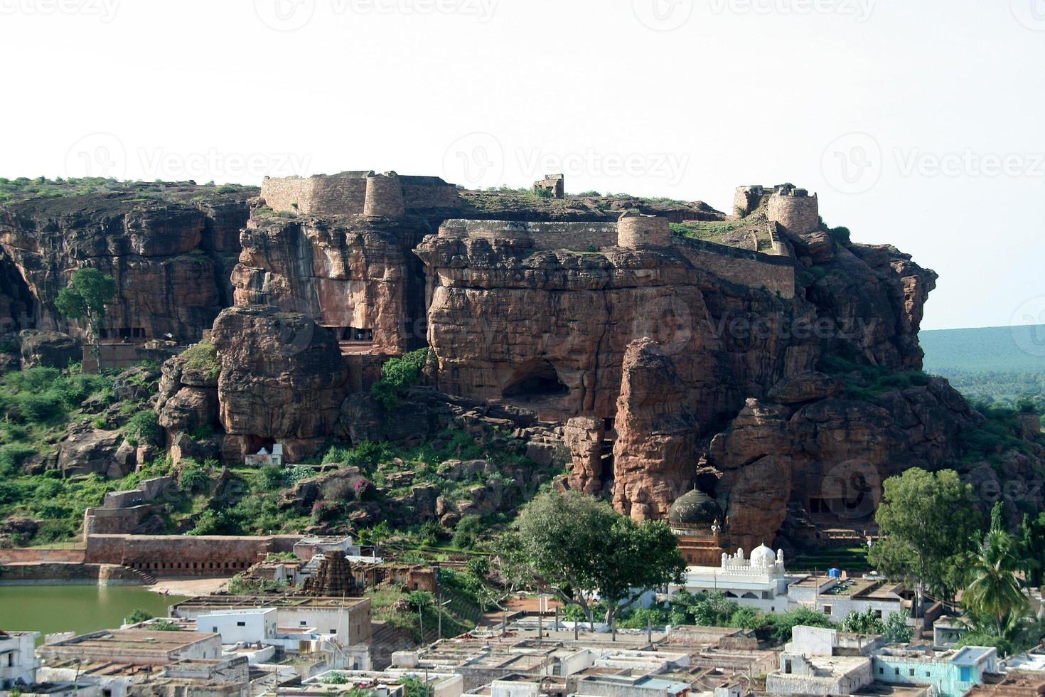 Rck-cut Caves at Badami photo