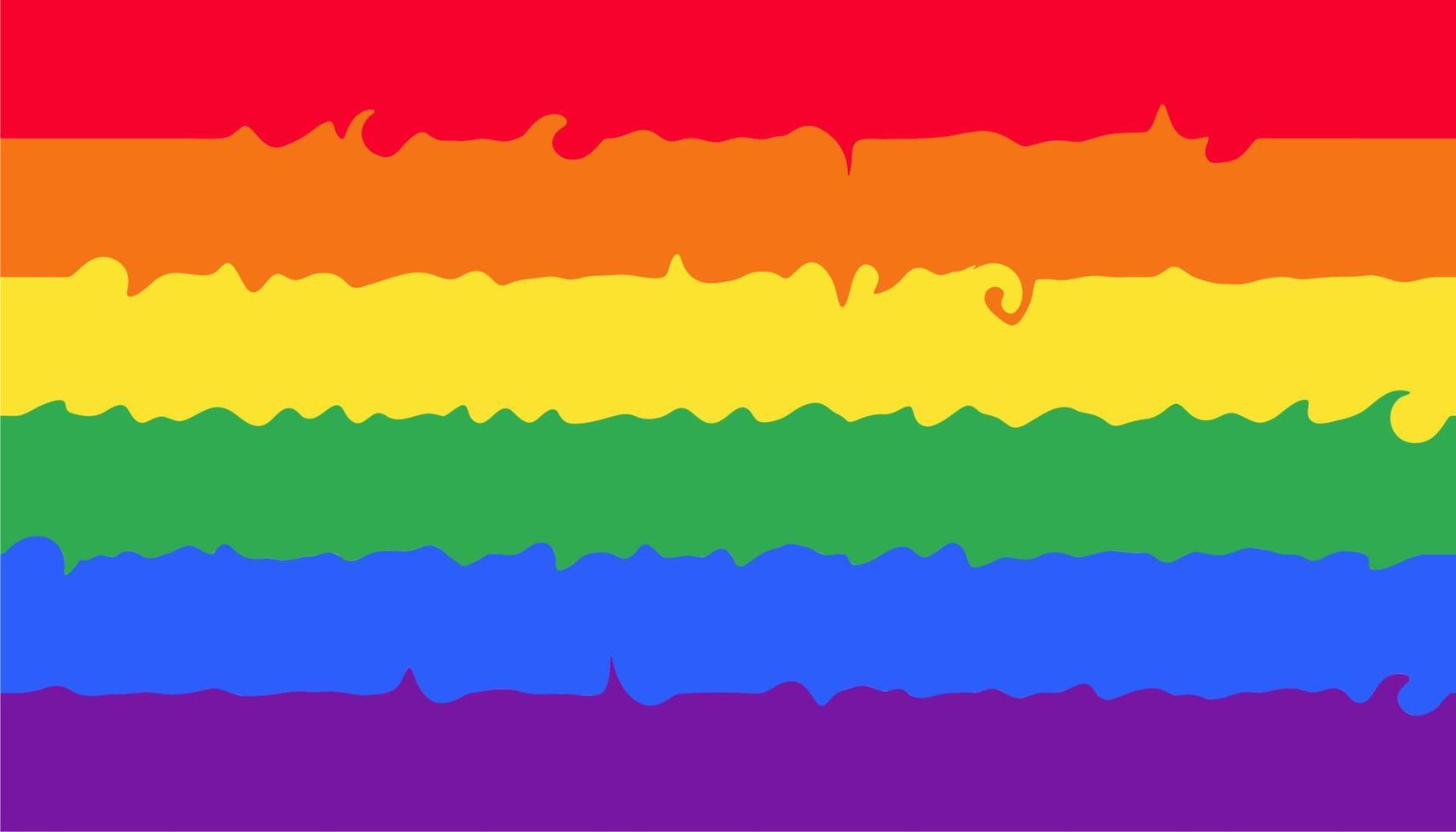 las banderas con los colores del símbolo lgbtq son buenas para las plantillas vector