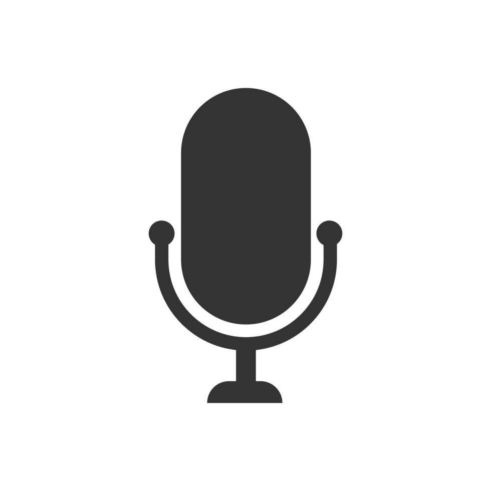 microphone icon design vector