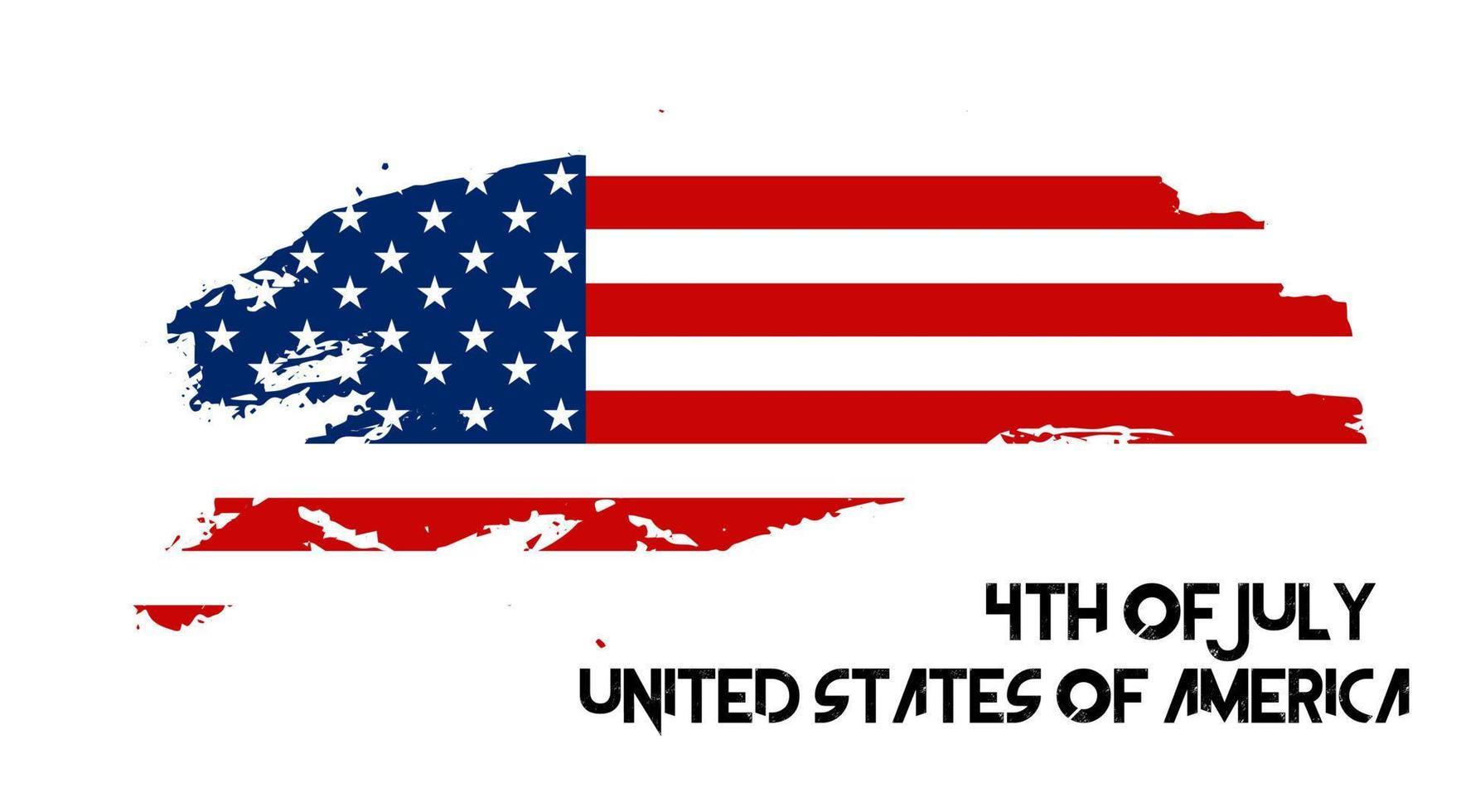 Independence Day. United States of America. 4th of July vector