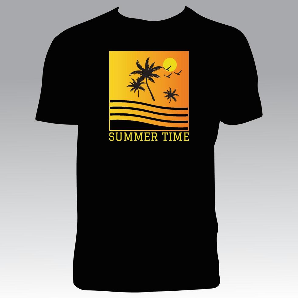 Summer Lover Tee Design vector