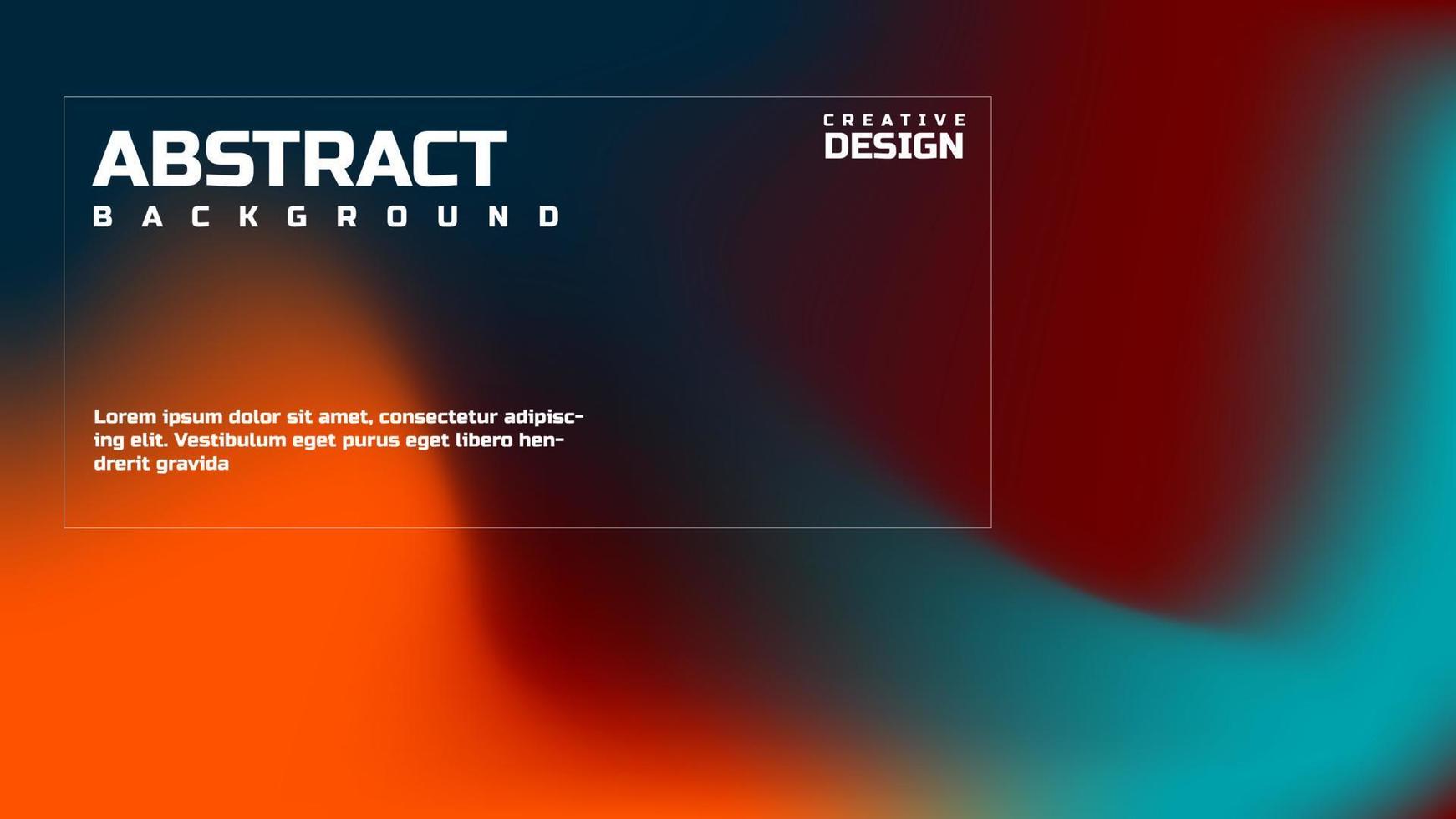 abstract colorful gradient fluid background. vector illustration