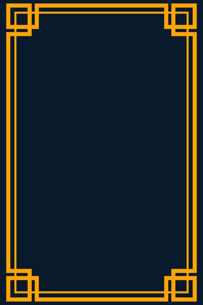 Classic vintage frame. Decorative border frame. vector