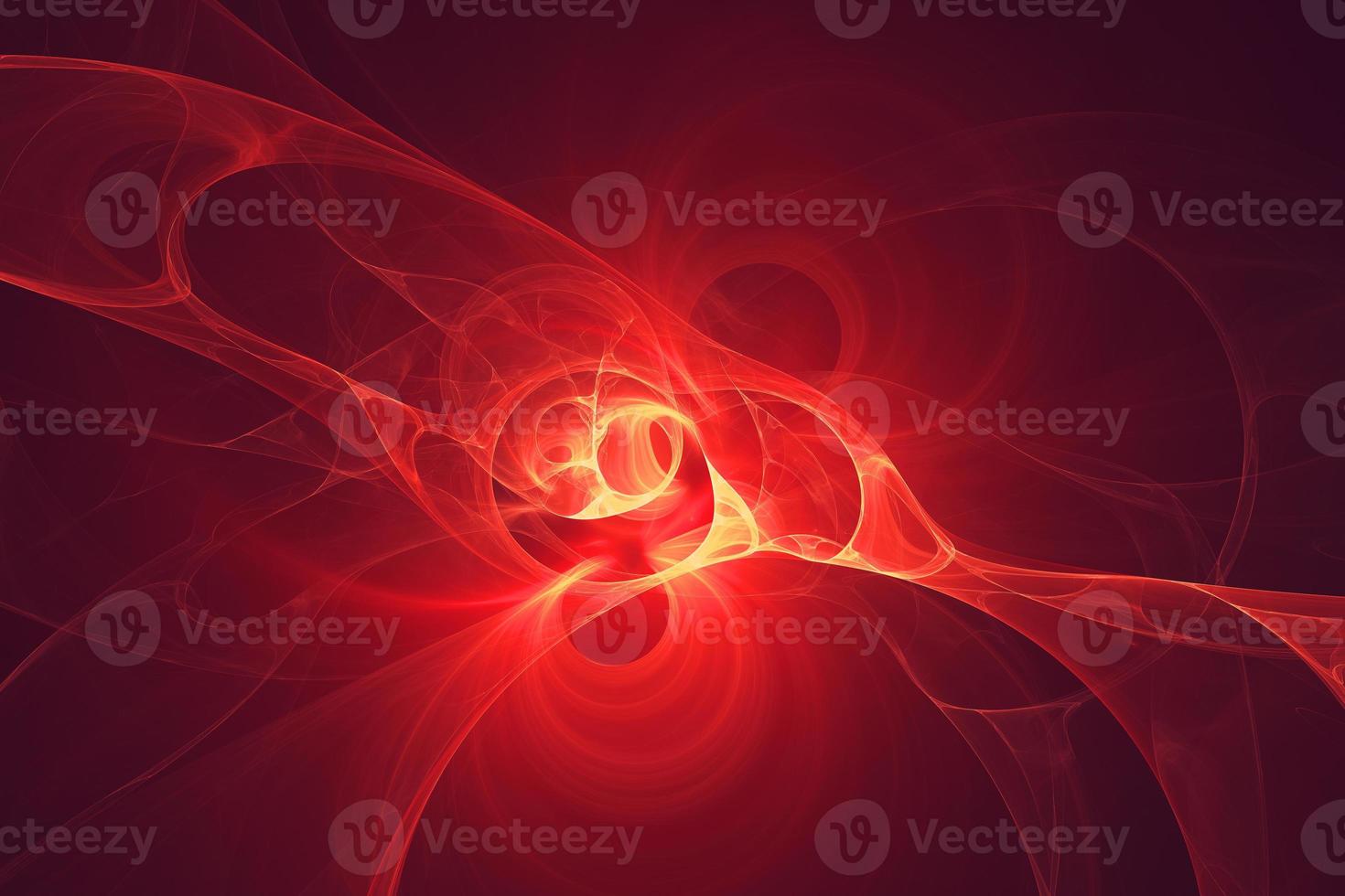 Red dynamic lighting wave 3d rendering in the science and technology style photo